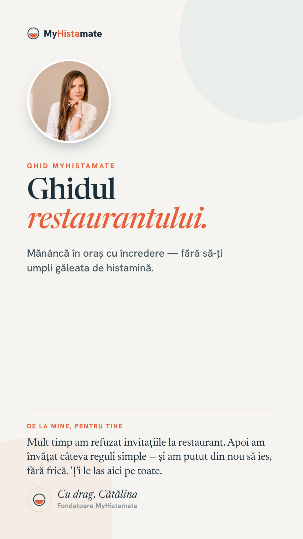 Coperta ghidului restaurantului